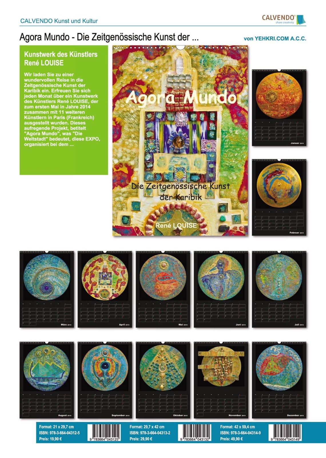 Calendrier Art